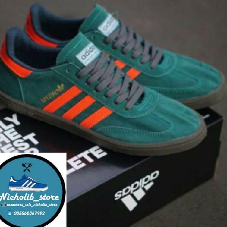 Terbaru.. Sepatu adidas spezial hijau oren | sneaker adidas | adidas spezial | Sneaker adidas spezia