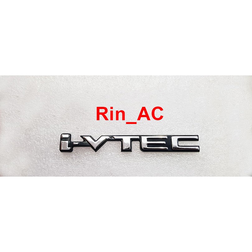 Emblem Logo Tulisan Lambang I-VTEC Samping Spakbor Lampu Sein Sen Fender Depan Mobil Honda New CRV R