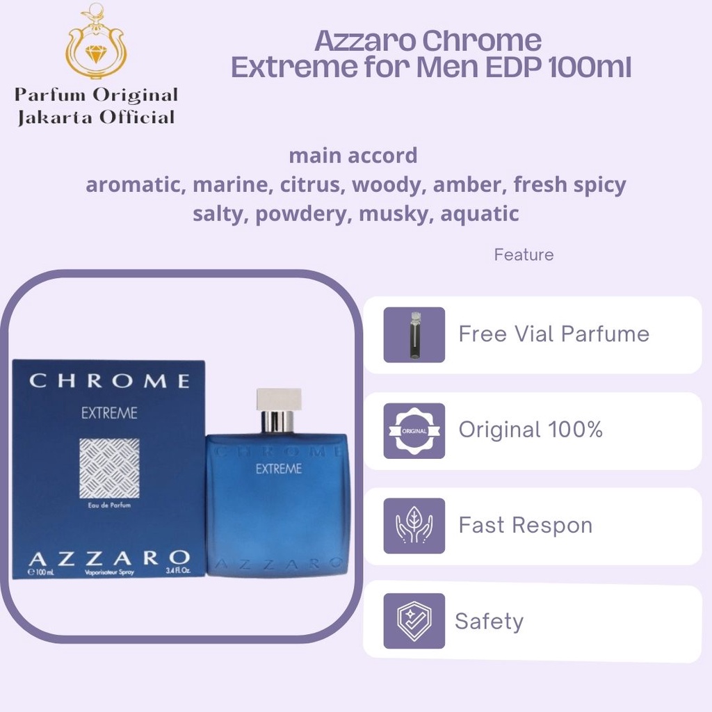 Parfum Parfume Perfume Asli Perawatan Kecantikan Original Import Branded Pria Laki Laki Cowok Azzaro
