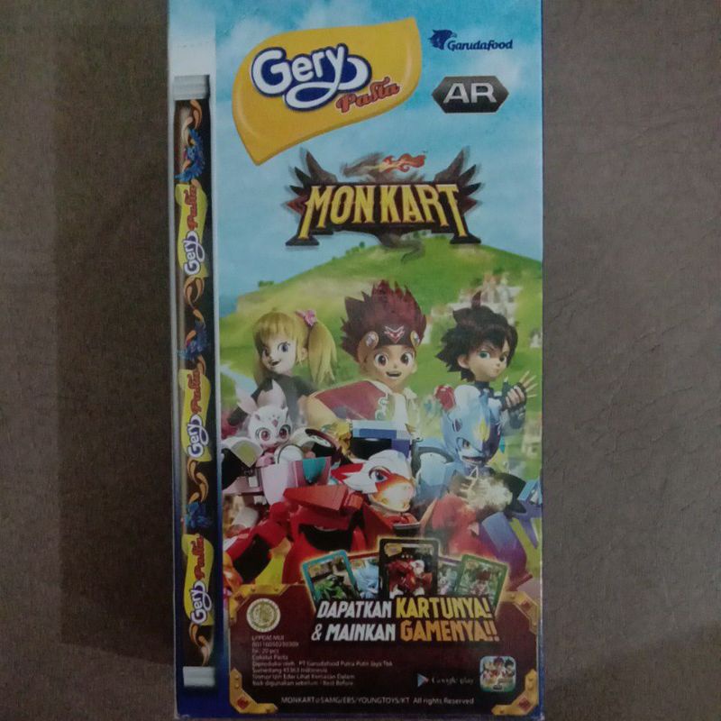 Gery pasta Monkart 20pcs / coklat pasta Gery monkart 20pcs