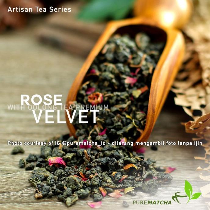 

[ COD ] Artisan Tea Cafe - Oolong Tea with Rose Flower Teh Mawar Enak 50gr HEMAT Kode 375