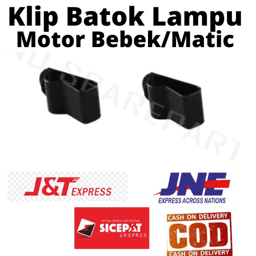Klip Batok Lampu Depan-Utama Honda/Yamaha/Suzuki Beat/Mio/Vario/Supra