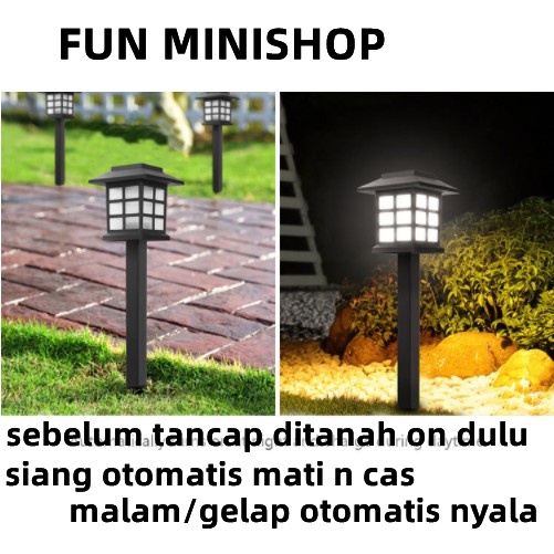 LAMPU TAMAN COB LAMPU TAMAN LAMPU SOLAR LAMPU DEKORASI TAMAN LAMPU HIAS WATERPROOF LAMPU SOLAR