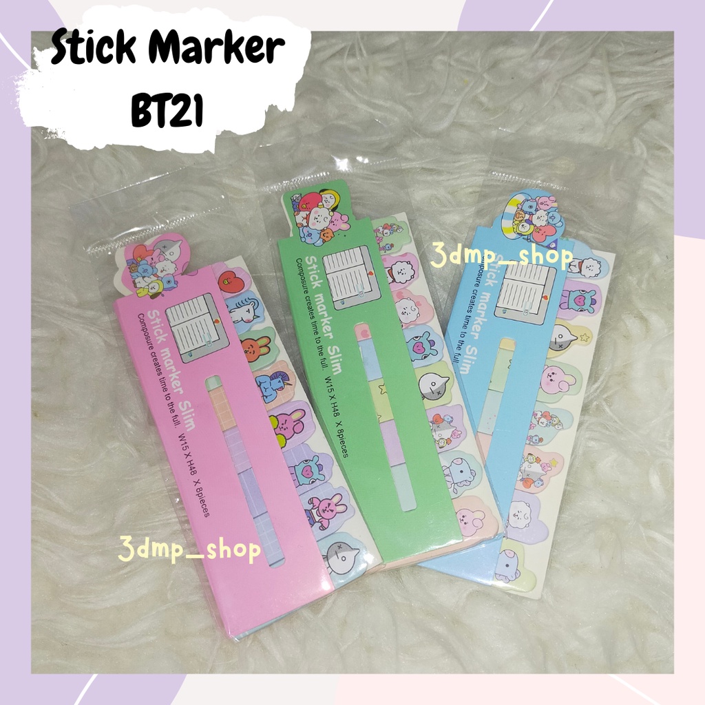 Sticky note BT21 Van Mang Cooky