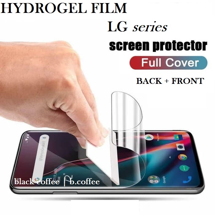 PWY CLEAR HYDROGEL LG Q6 / Q6 PLUS DEPAN BELAKANG