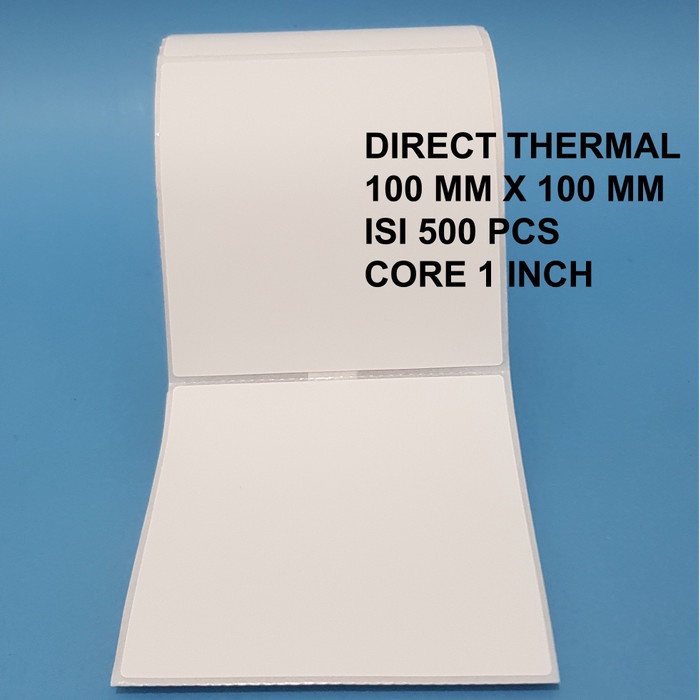

(BISA COD) LABEL BARCODE 100 X 100 MM KERTAS STICKER DIRECT THERMAL 100x100 500PC