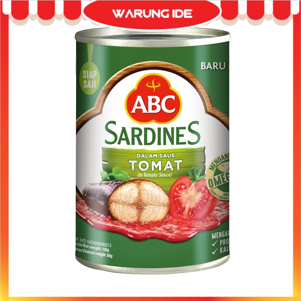 

ABC Sarden Saus Tomat 155 g