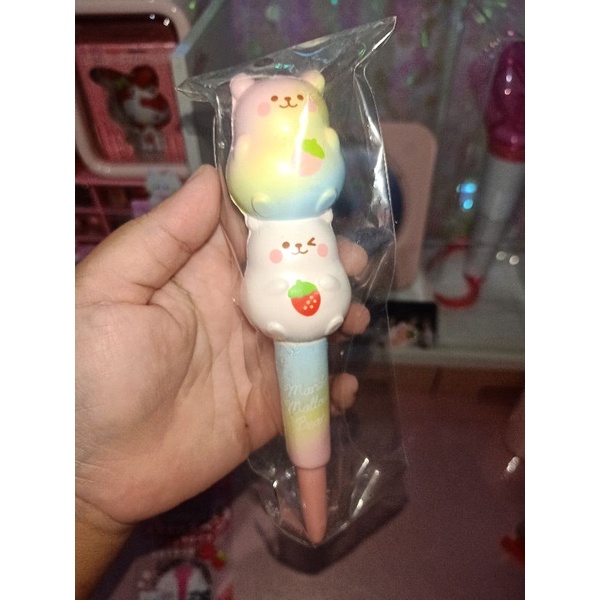 Squishy Ibloom Marmo Pen Rainbow Preloved Murah