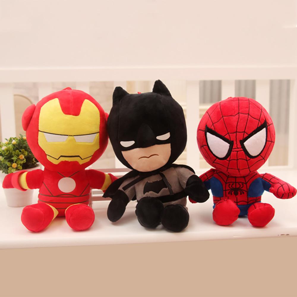 Timekey Mainan Boneka Plush Avengers Untuk Hadiah Natalulang Tahun Anak L6V7