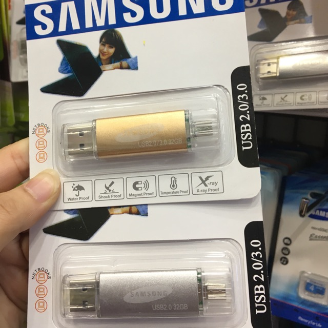 flashdisk otg 32gb + usb samsung 32gb / 16GB / 64GB / 2GB / 4GB / 8GB