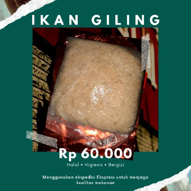 IKAN GILING 1 KG MIN ORDER 4 PCS