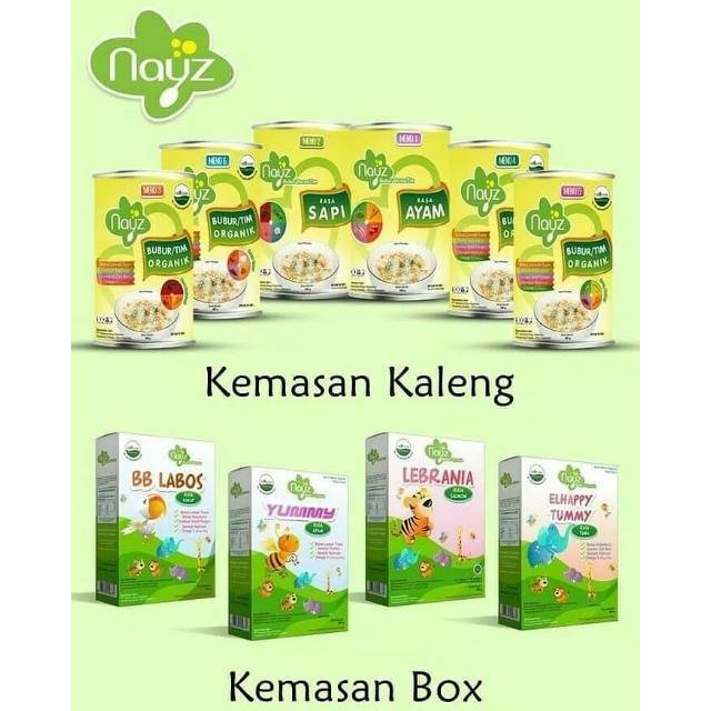 *FRAULEINCO* Nayz bubur MPASI Beras organic pudding Salmon Sapi Ayam Original 100% / BUBUR BAYI ORGANIK