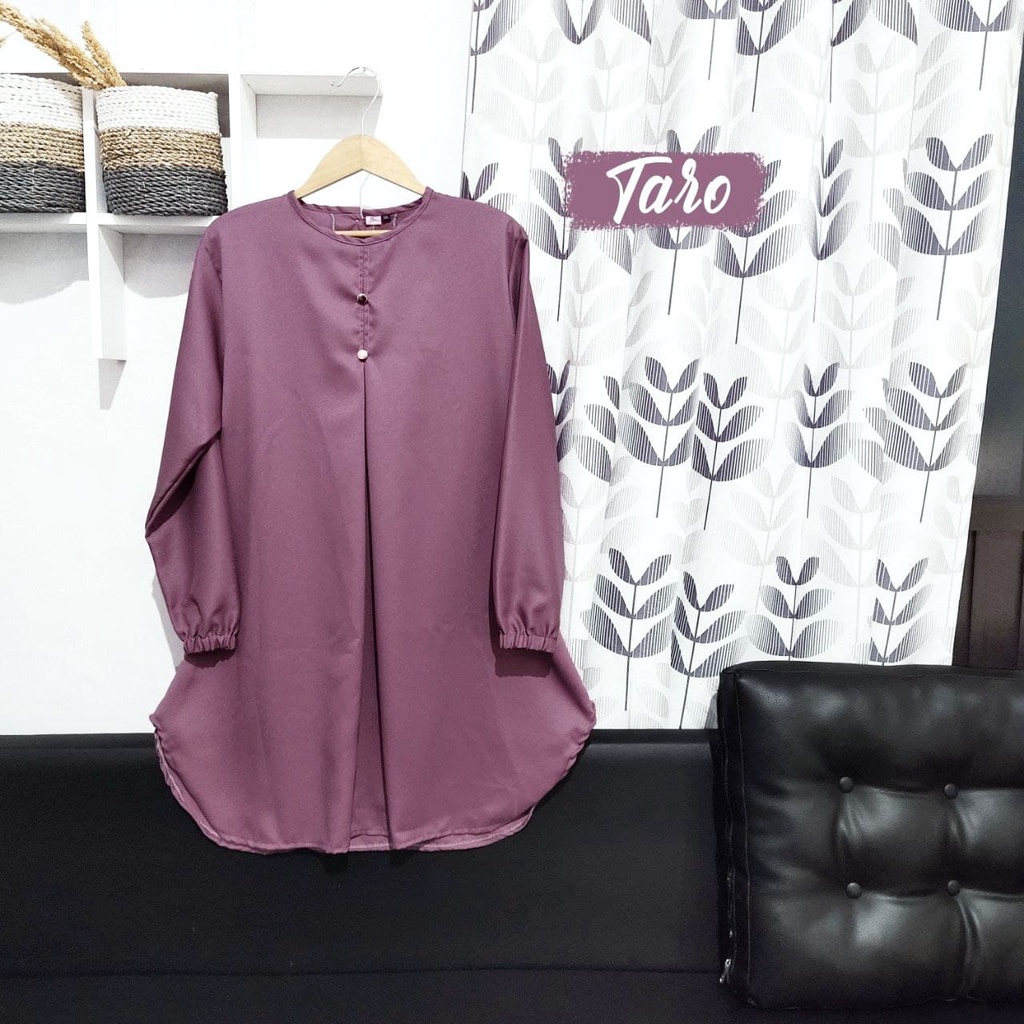 TM 01- COD Kemeja tunik wanita remaja cewek XL &amp; XXL ld 110-120cm jumbo panjang murah