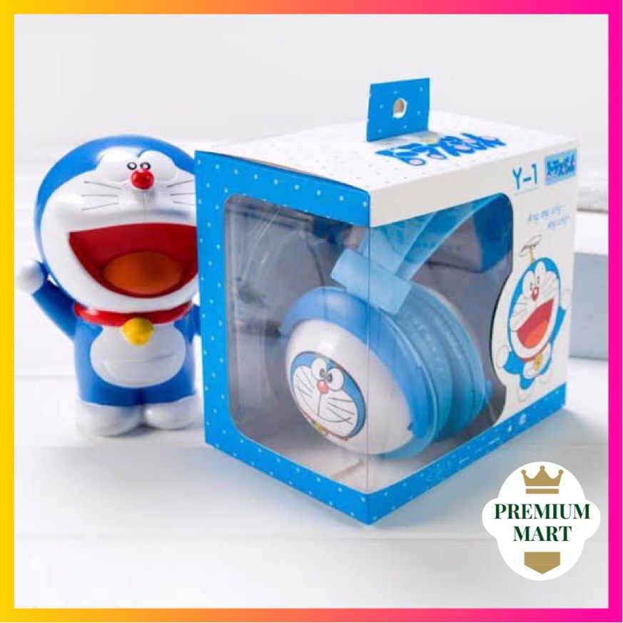 Headphone Karakter Bando Jumbo HL885 / Headset Doraemon Dan Helo Kitty