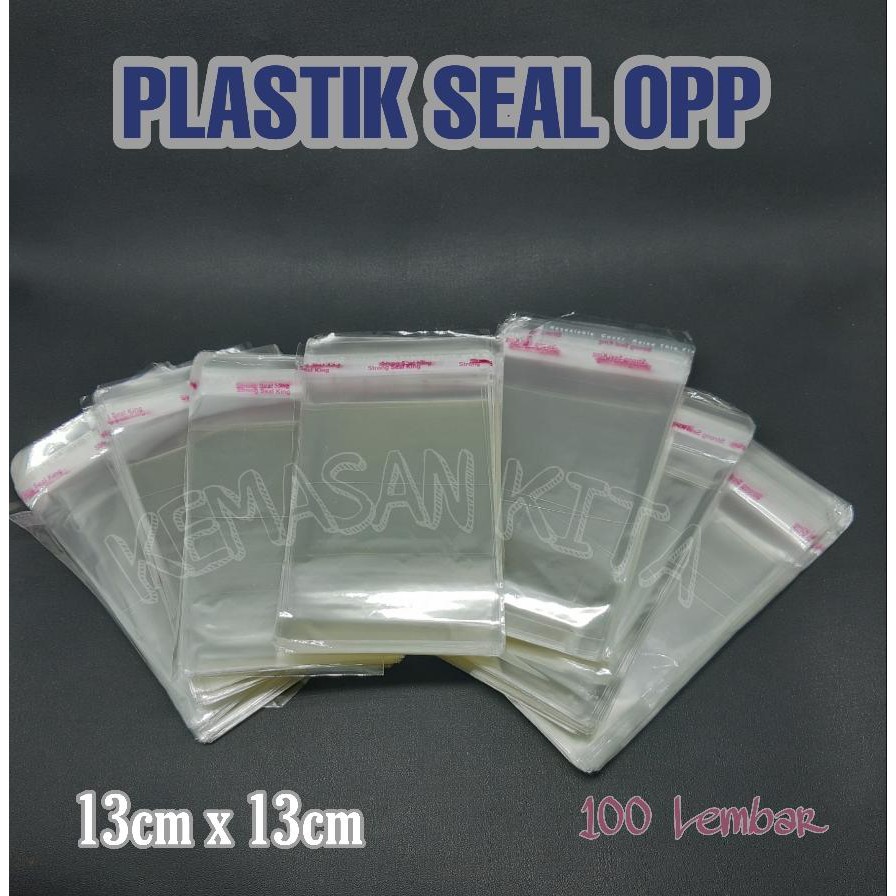 

Kantong Plastik Opp Seal Lem Perekat Kemasan Souvenir Kue 13x13 cm