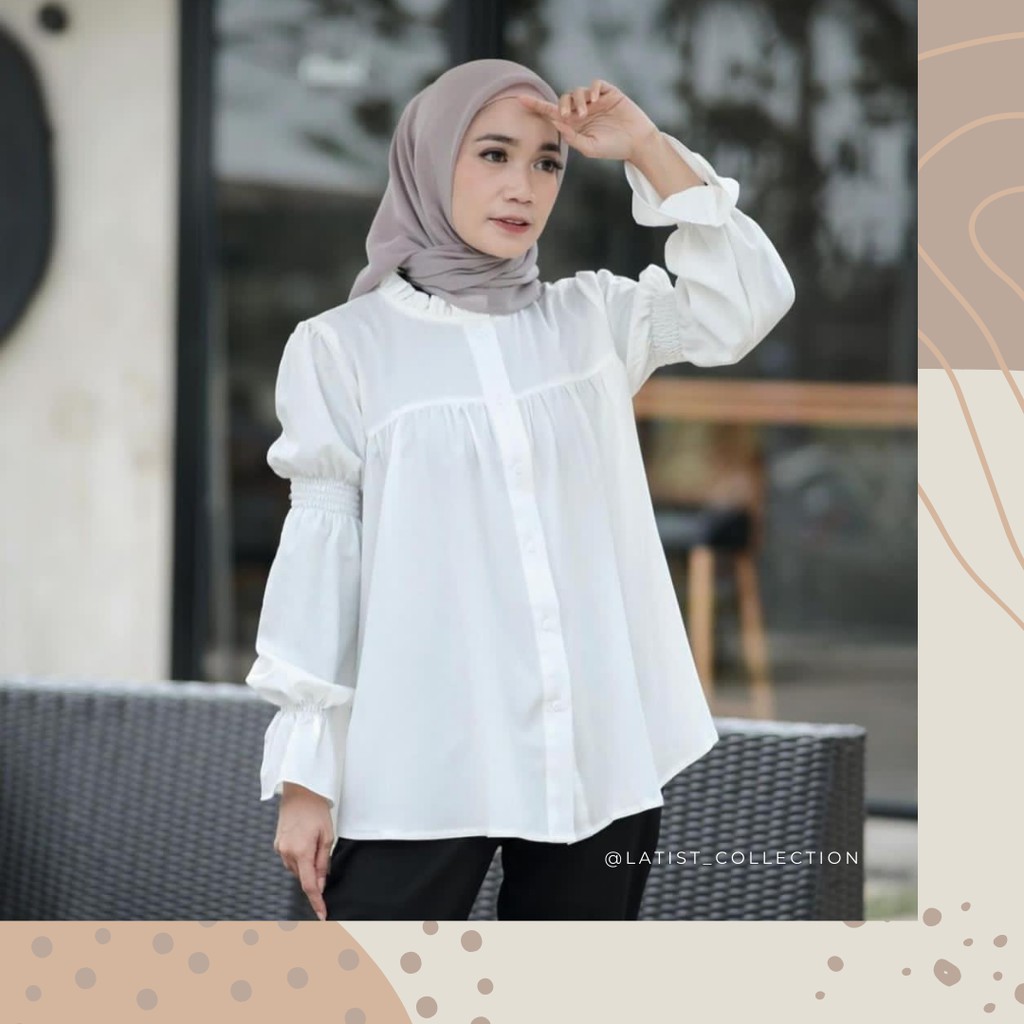 SISYL BLOUSE/BLOUSE LILAC/KEMEJA WANITA/BLOUSE POLOS/BLOUSE ALL SIZE/BLOUSE HITS