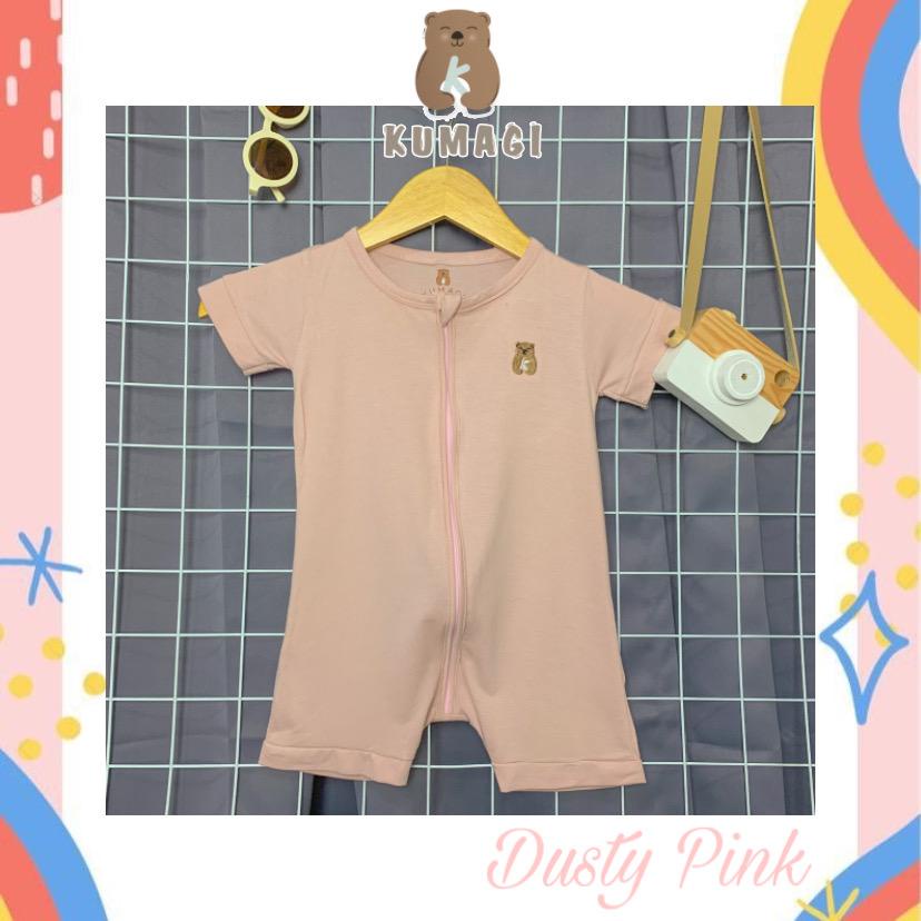 Kumagi - Jumper Goma Romper Bayi Lucu Cotton Bamboo Unisex Usia 0-3tahun Lengan pendek - Romper Baju Jumper Bahan Cotton Bamboo Anak Termurah