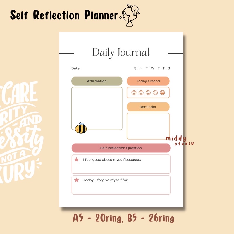 

ISI BINDER DAILY JOURNAL PLANNER 20r,26r - A5/B5 10 LEMBAR READY STOCK