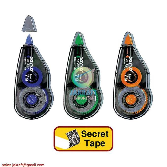 

Tip Ex Pita Rahasia JOYKO CT-537 Correction Secret Tape 7 Meter x 5 mm