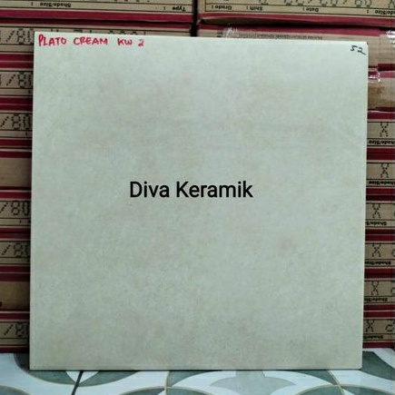 Keramik Lantai - Plato Cream 40x40