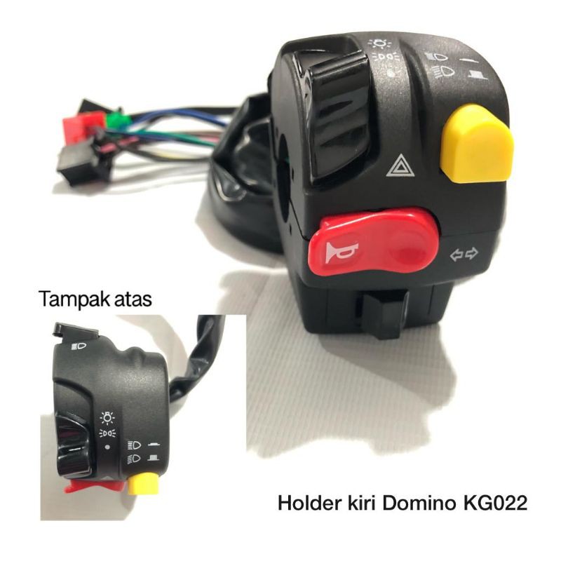 Holder Kiri Domino Variasi KG022/Saklar  Kiri Domino 5Tombol Universal