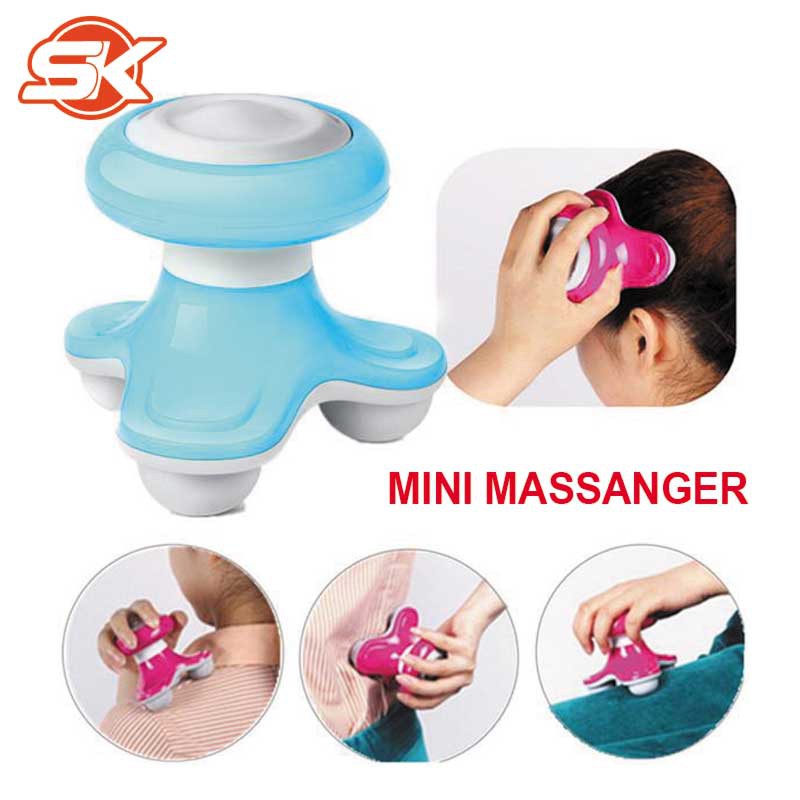 MINI MASSAGER ALAT PIJAT LISTRIK PORTABLE – RINGAN, KUAT, MUDAH DIGUNAKAN UNTUK PIJAT LEHER, PUNGGUN
