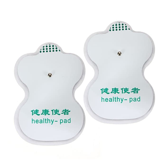 Isi 2 pcs Pad Tens 1 Pasang (8cmx5cm ) Alat Kesehatan Terapi Digital Pijat Tensi Massager Tubuh