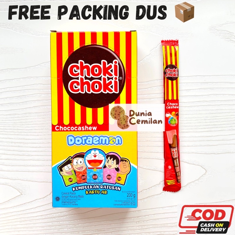 [TERMURAH!!] Choki-Choki Chocolate 1 PAK (20pcsX11gr) - Pasta Coklat