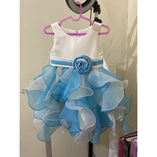 preloved dress pesta anak | preloved dress pesta biru | preloved gaunanak | preloved gaun pesta anak
