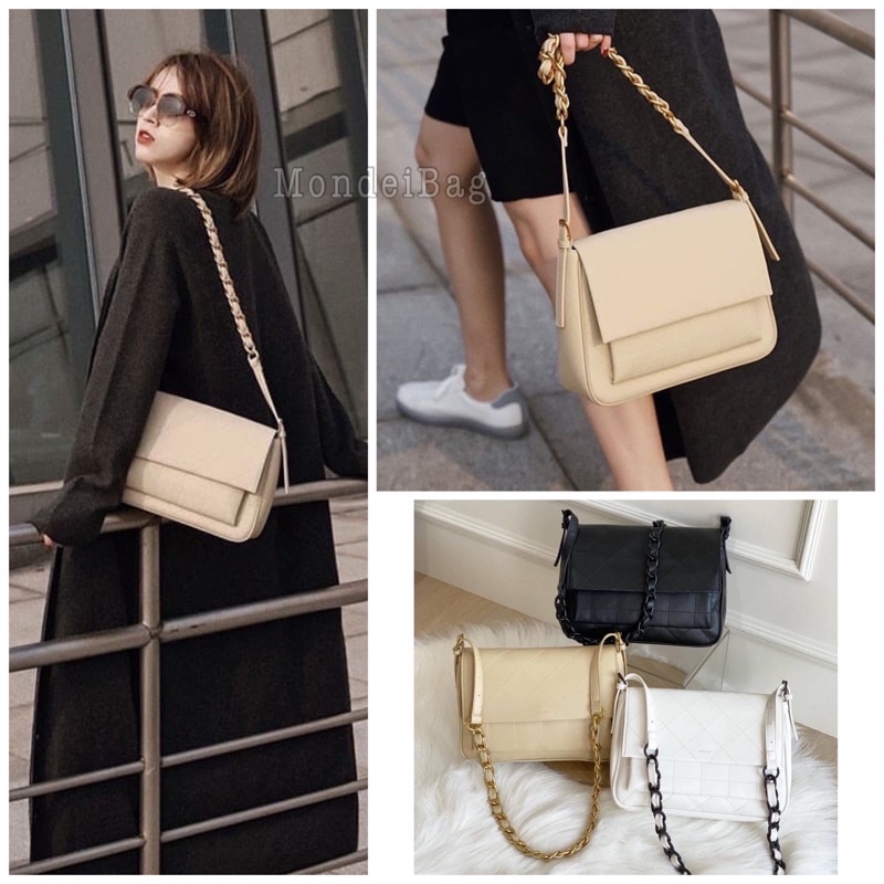 ORIGINAL  Pedro sewing detail slingbag / tas wanita slouchy shoulder bag