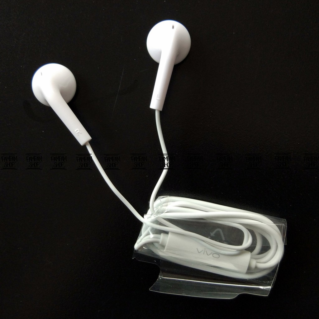 Headset Vivo XE100 Original OEM Earphone Handsfree Y15 Y21 Y22 Y31 Y35 Y51 Y55 Y53 V5 V5S V3 Plus V7