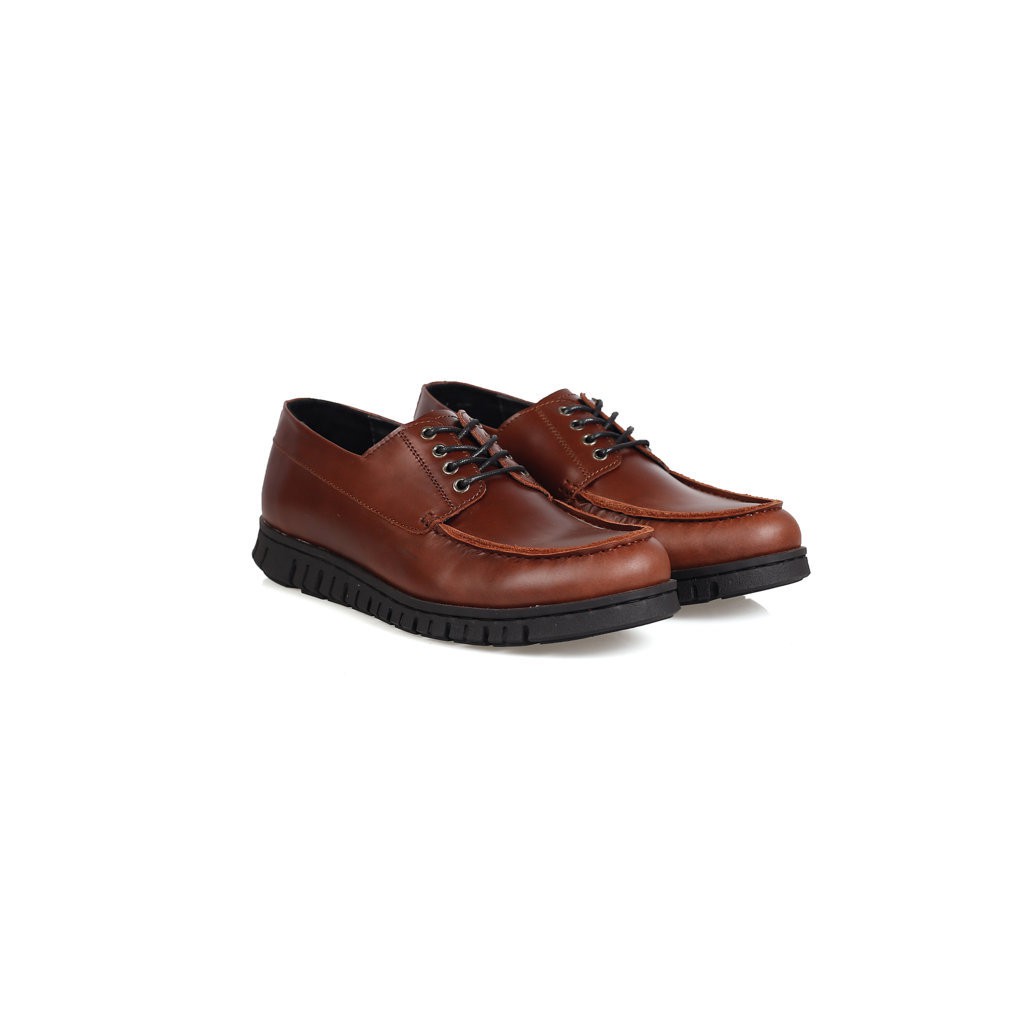 Sepatu Casual Kulit Asli - Vigos Zapato Brown