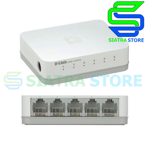 D-Link DGS-1005 Gigabit 5 Port Desktop Switch DGS1005 DLink Plastic