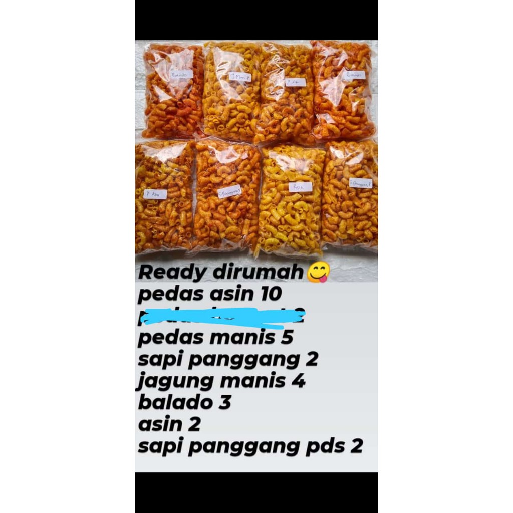 

Cemilan pedas mangade/cemilan mie lidi/cemilan mangapit