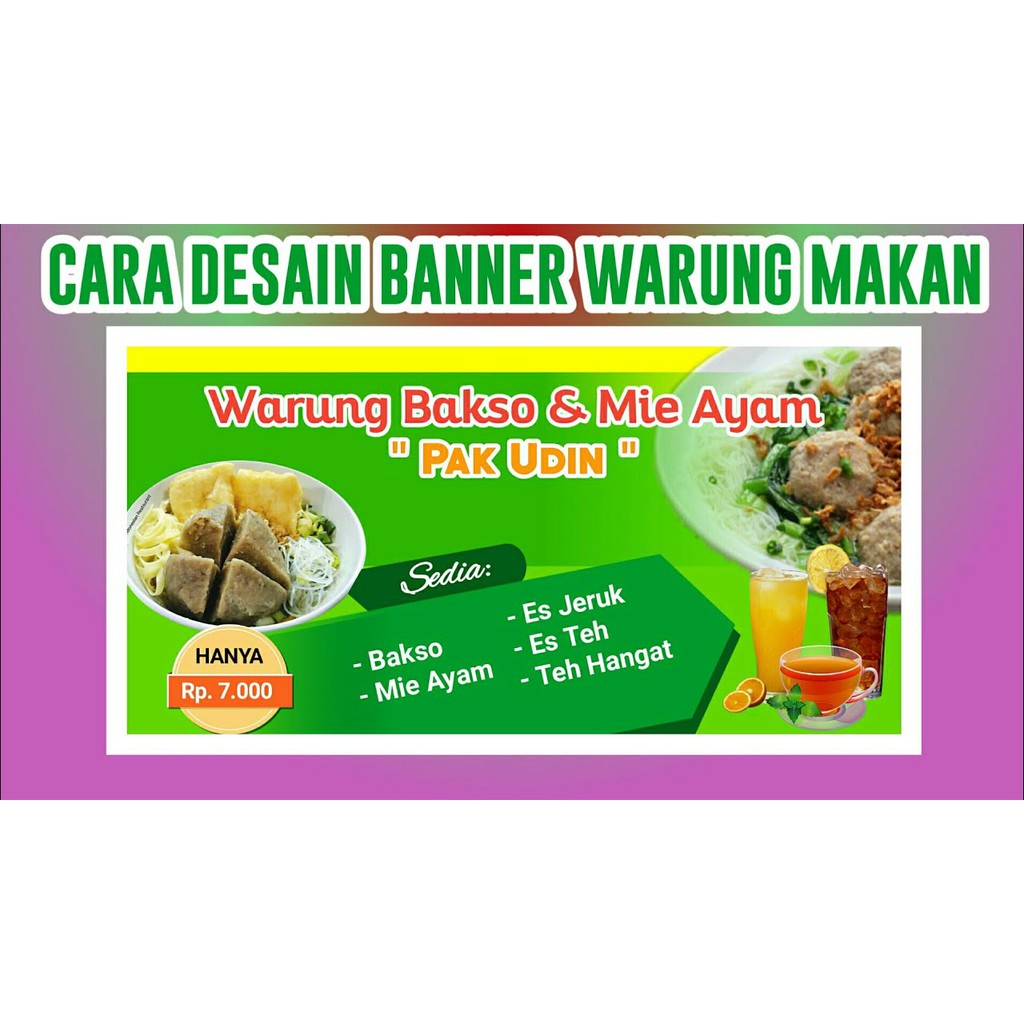 Spanduk Warung | Spanduk Warteg | Spanduk Makanan | Spanduk Jajanan | Spanduk Murah | Spanduk Seblak