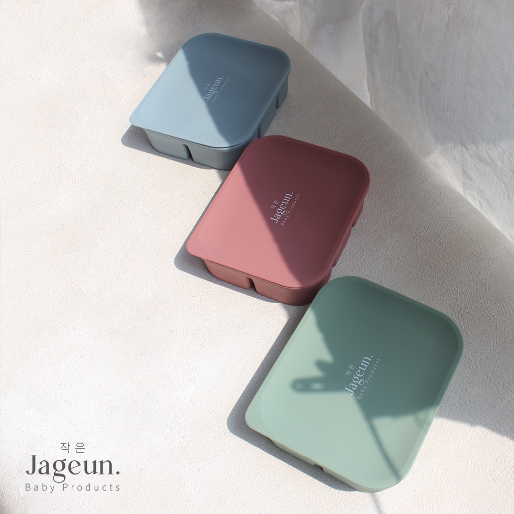 JAGEUN Premium Silicone Food Container Cube &amp; Freezer Tray | Storage Tempat Beku Mpasi Bayi