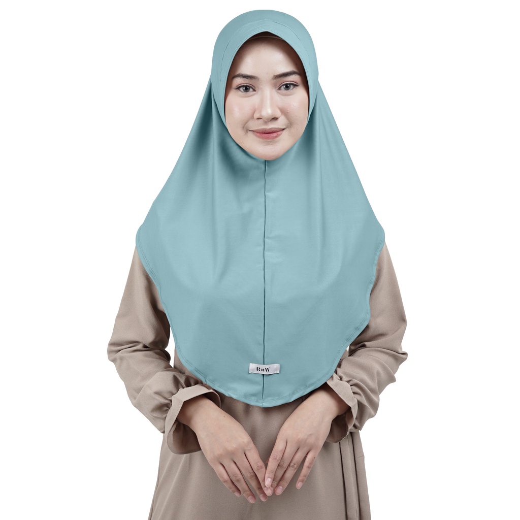 RnW Hijab Instan Daily - Laluna Hijab-Blue Wardah