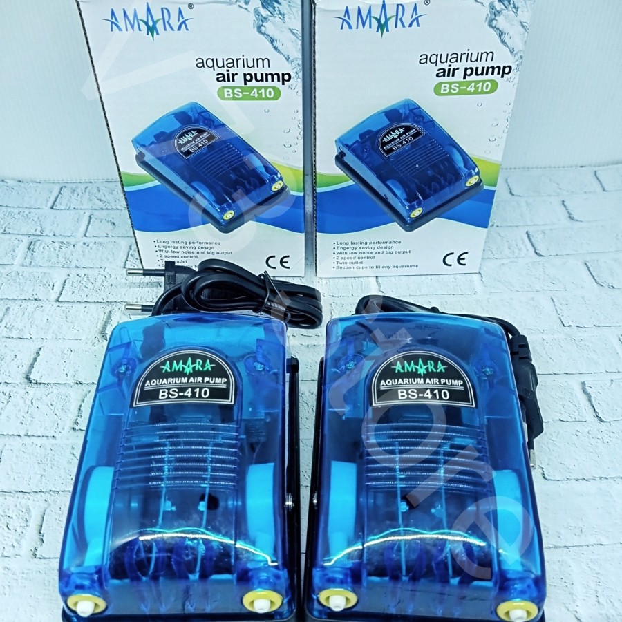 Amara Aquarium Airpump BS-410 2 lubang