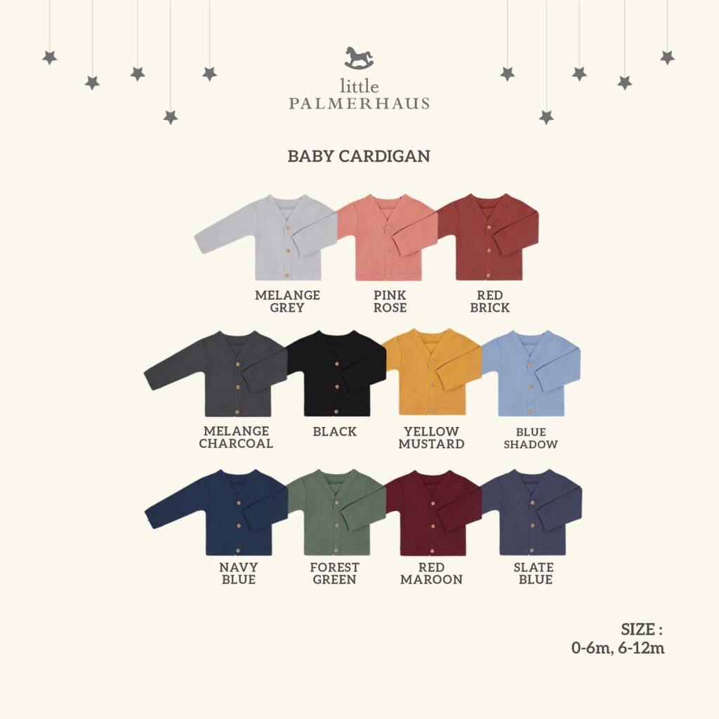 PROMO 7.7 PROMO BAJU LEBARAN Little Palmerhaus - Baby Cardigan 0-12m 12-24m KIDS CARDIGAN CARDIGAN ANAK FASHION ANAK 1-6TH