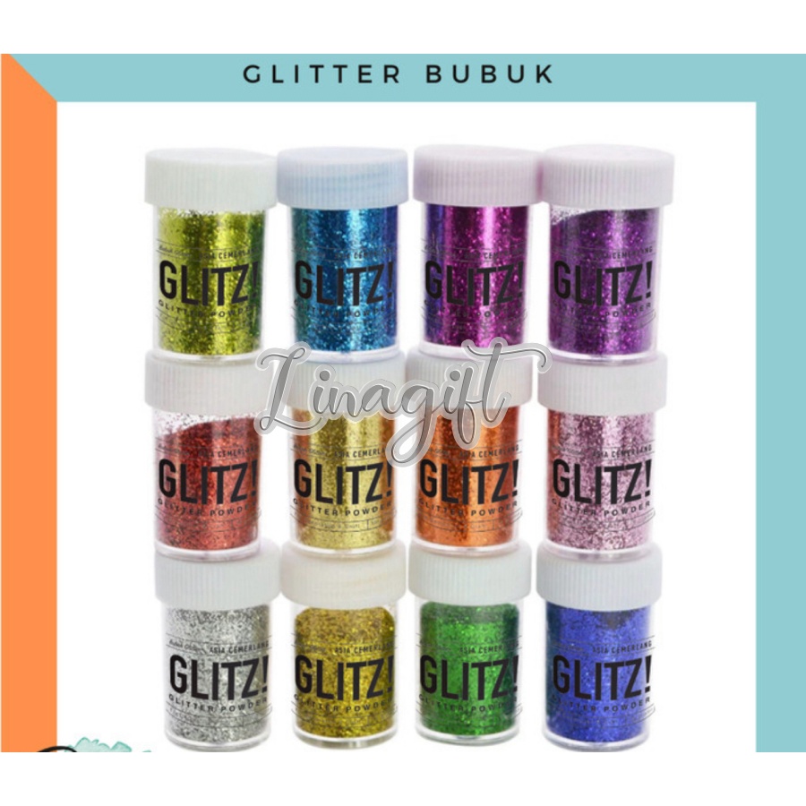 ( Ecer ) METALLIC GLITTER DUST - BUBUK SERBUK METALIK GLITER / ART DIY AKSESORIS HIASAN MAKE UP DIY