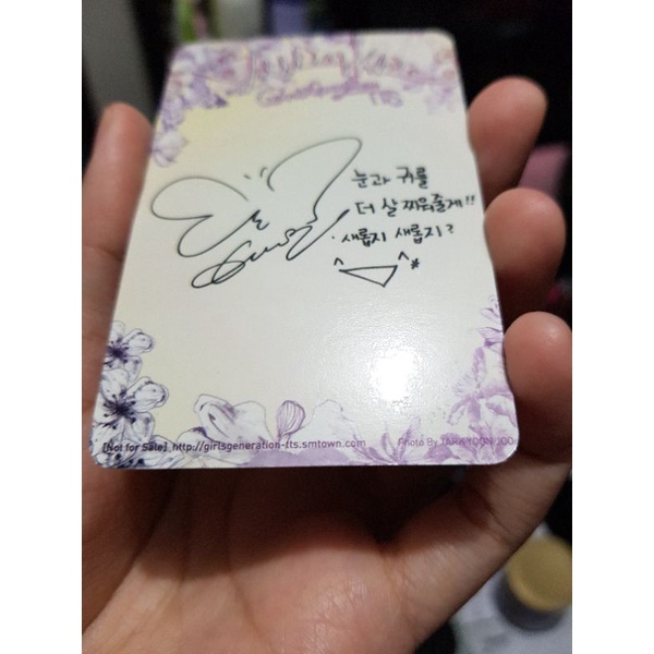 Photocard SNSD Tiffany Hoot / TTS Twinkle Taeyeon