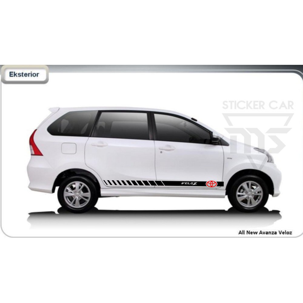 Sticker Veloz List Body Stiker Mobil Toyota Avanza Veloz Shopee Indonesia