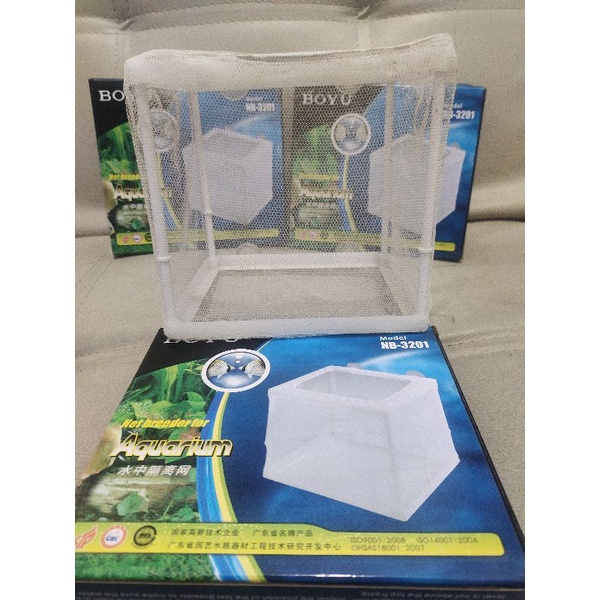 box karantina ikan / aklimasi / net breeder boyu nb 3201 / boyu nb3201