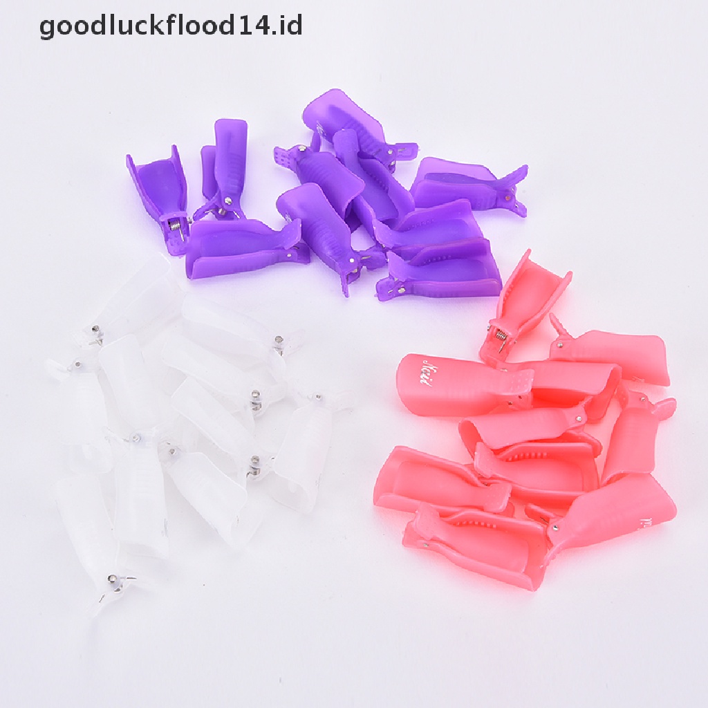 [OOID] Plastic Nail Soak Off UV Gel Art Polish Remover Wrap Gelish Clip Cap ID