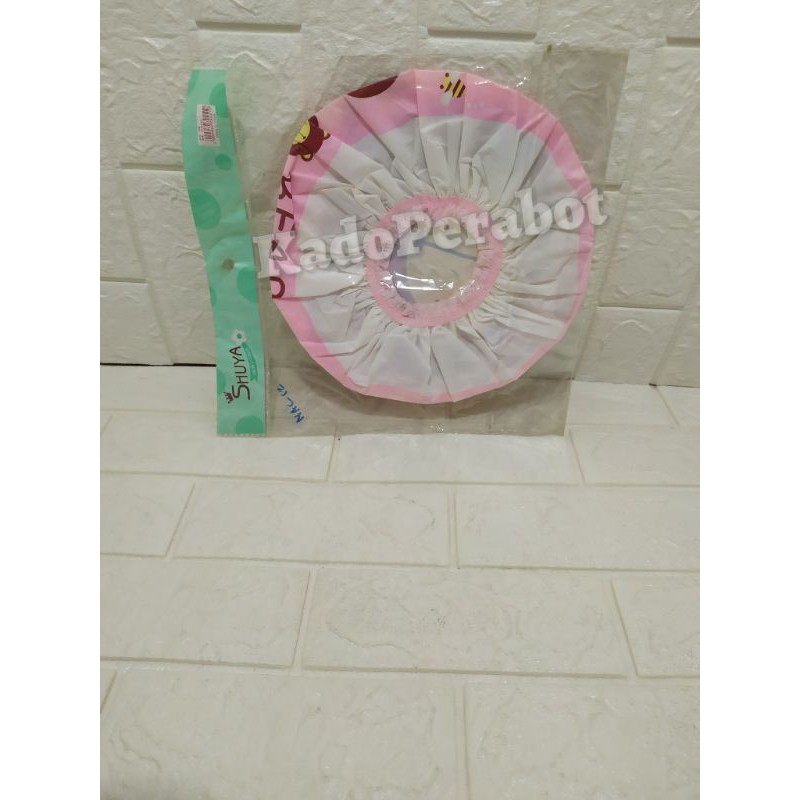 shower cap shuya - shower cap mandi - penutup kepala mandi