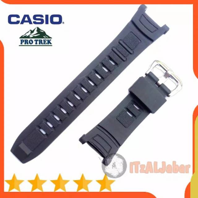 TALI JAM CASIO PROTREK PRG-130 RUBBER STRAP TALI JAM CASIO PRG130