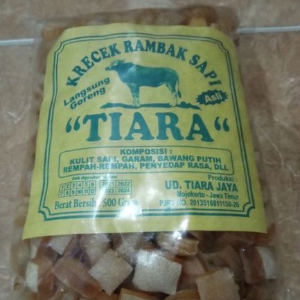

Rambak Sapi Dorokdok/Rambak Sayur Mentah (500 gram)