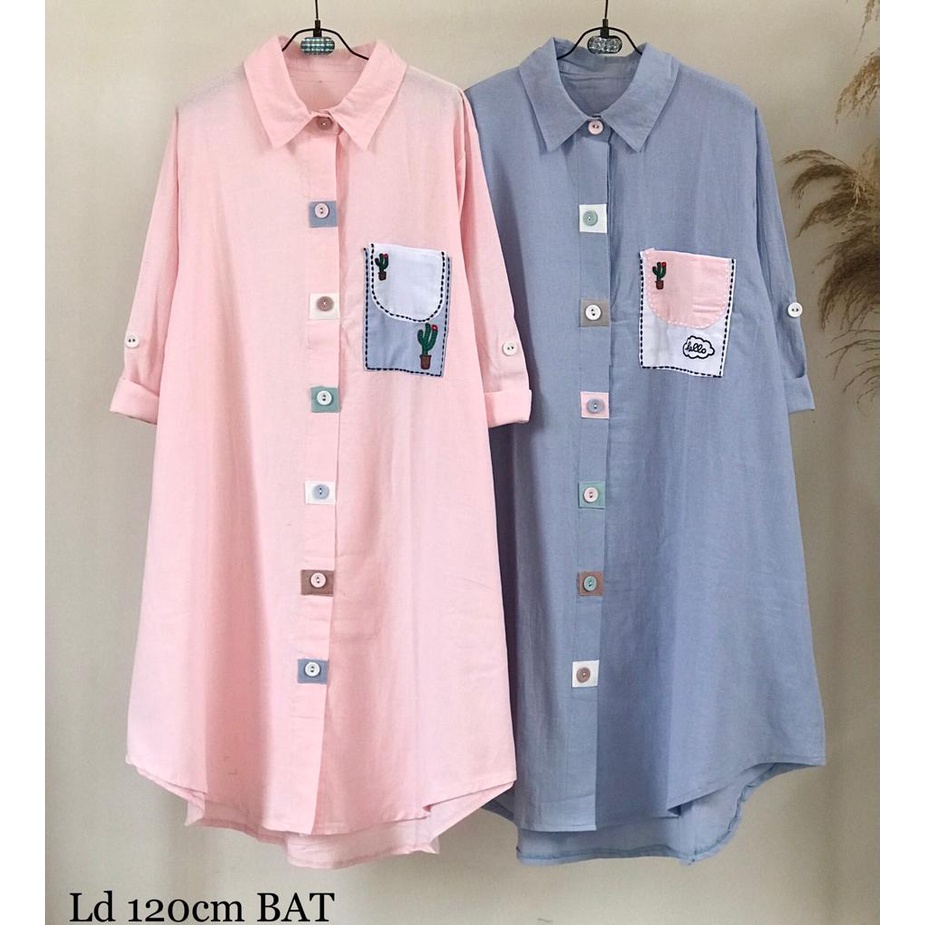 LONG TUNIK WANITA UNIK IMPORT BAT