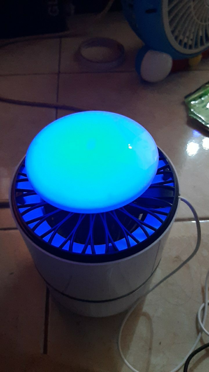 Perangkap Nyamuk Jebakan Lalat Kipas Lampu Led Uv Ultraviolet Elektrik Zs