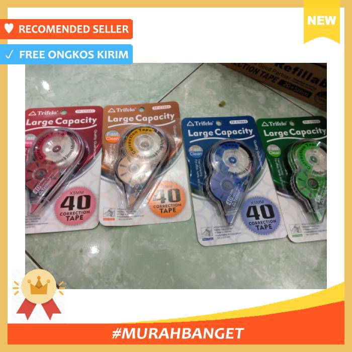

Correction Tape Trifelo Large (Besar) Ct063 - Alat Tulis - Correction (Tip-X)